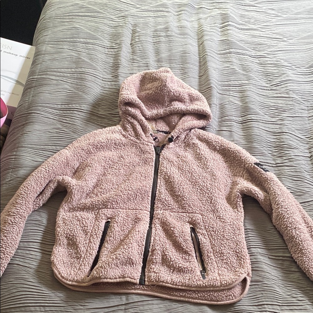Calvin Klein Performance Cozy Pink Sherpa Hoodie